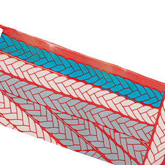 エルメス ツイリー Tresses H トレッセH スカーフ オレンジ マルチカラー シルク レディース HERMES 【中古】