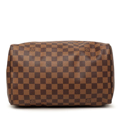 ルイ ヴィトン ダミエ スピーディ30 ハンドバッグ ミニボストンバッグ N41364 ブラウン PVC レザー レディース LOUIS VUITTON 【中古】