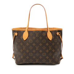 ルイ ヴィトン モノグラム ネヴァーフルPM ハンドバッグ トートバッグ M40155 ブラウン PVC レザー レディース LOUIS VUITTON 【中古】