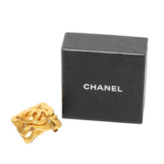 シャネル ココマーク ヴィンテージ ブローチ 97P刻印 ゴールド メッキ レディース CHANEL 中古