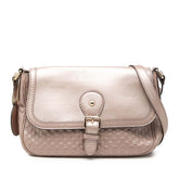 グッチ マイクログッチシマ スーキー GGロゴ 斜め掛け ショルダーバッグ 308452 ピンク レザー レディース GUCCI 【中古】