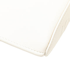 ロエベ アナグラム ダイスポケット 斜め掛け ショルダーバッグ オフホワイト レザー レディース LOEWE 【中古】