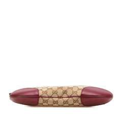 グッチ GGキャンバス メイフェア ショルダーバッグ 257065 ベージュ ワインレッド キャンバス レザー レディース GUCCI 【中古】