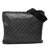 グッチ GGインプリメ 斜め掛け ショルダーバッグ 201446 ブラック PVC レザー メンズ GUCCI 【中古】