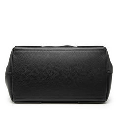 バレンシアガ ネイビーカバス S ハンドバッグ トートバッグ 339933 ブラック レザー キャンバス レディース BALENCIAGA 【中古】