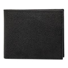 エルメス MC2 ガリレイ 二つ折り財布 ブラック ヴォーエプソン メンズ HERMES 【中古】
