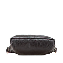 グッチ グッチシマ ショルダーバッグ 223666 ブラウン レザー レディース GUCCI 【中古】