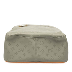 ルイ ヴィトン モノグラム チタニウム バックパック GM リュック バックパック M43882 グレー ブラウン キャンバス レザー レディース LOUIS VUITTON 【中古】