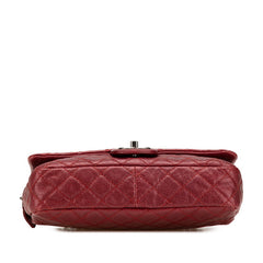 シャネル マトラッセ25 ココマーク チェーン ショルダーバッグ ワインレッド キャビアスキン レディース CHANEL 【中古】