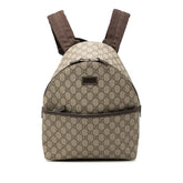 グッチ GGスプリーム チルドレンズ リュック バックパック 271327 ベージュ ブラウン PVC レディース GUCCI 中古