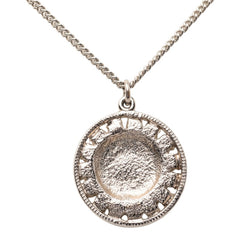 シャネル ココマーク ネックレス シルバー ブラック メタル レディース CHANEL 【中古】