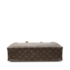 ルイ ヴィトン モノグラム サックプラ ハンドバッグ トートバッグ M51140 ブラウン PVC レザー レディース LOUIS VUITTON 【中古】