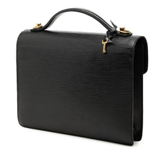 ルイ ヴィトン エピ モンソー ハンドバッグ ショルダーバッグ 2WAY M52122 ノワール ブラック レザー レディース LOUIS VUITTON 【中古】