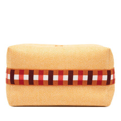 エルメス ブリッド ア ブラック オ カレGM ハンドバッグ フォーヴ シルバー金具 キャンバス レディース HERMES 【中古】