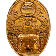 シャネル ココマーク ヴィンテージ 楕円 イヤリング 26 ゴールド メッキ レディース CHANEL 【中古】
