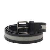 ルイ ヴィトン ベルト サイズ:100/40 ネイビー グレー レザー スウェード メンズ LOUIS VUITTON 【中古】