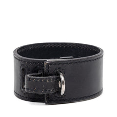 エルメス アルテミス ブレスレット ブラック レザー レディース HERMES 【中古】