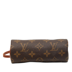 ルイ ヴィトン モノグラム パピヨン付属ポーチ ハンドバッグ ブラウン PVC レディース LOUIS VUITTON 【中古】