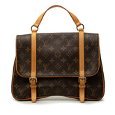 ルイ ヴィトン モノグラム マレル サックアド ハンドバッグ M51158 ブラウン PVC レザー レディース LOUIS VUITTON 【中古】