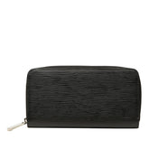 ルイ ヴィトン エピ ジッピーウォレット ラウンドファスナー 長財布 M61857 ノワール ブラック レザー レディース LOUIS VUITTON 【中古】