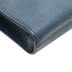 ブルガリ ブルガリブルガリ マン 斜め掛け ショルダーバッグ 39389 ネイビー レザー レディース BVLGARI 【中古】