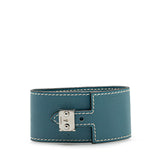 エルメス サック ア デペッシュ ブレスレット ブルー系 バレニア レディース HERMES 【中古】