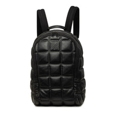 ルイ ヴィトン パフィ ダミエ エリプス バックパック リュック M20896 ブラック レザー レディース LOUIS VUITTON 中古