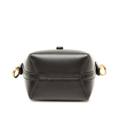サンローラン ミニ ハンドバッグ 2WAY チェーン ショルダーバッグ ブラック レザー レディース SAINT LAURENT 中古