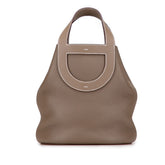 エルメス インザループ23 ハンドバッグ エトゥープ グレージュ トリヨンクレマンス スイフト レディース HERMES 【中古】