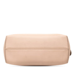 フェンディ バイザウェイ ミディアム ハンドバッグ ショルダーバッグ 2WAY 8BL124 ライトピンク グレー レザー レディース FENDI 【中古】