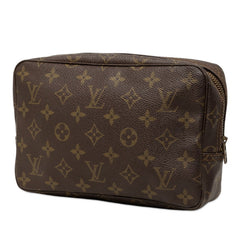 ルイ ヴィトン モノグラム トゥルース トワレット 23 ポーチ コスメポーチ M47524 ブラウン PVC レザー レディース LOUIS VUITTON 【中古】