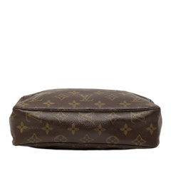 ルイ ヴィトン モノグラム トゥルース トワレット 23 ポーチ コスメポーチ M47524 ブラウン PVC レザー レディース LOUIS VUITTON 【中古】