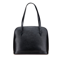 ルイ ヴィトン エピ リュサック ショルダーバッグ トートバッグ M52282 ノワール ブラック レザー レディース LOUIS VUITTON 【中古】