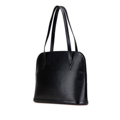 ルイ ヴィトン エピ リュサック ショルダーバッグ トートバッグ M52282 ノワール ブラック レザー レディース LOUIS VUITTON 【中古】