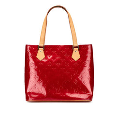 ルイ ヴィトン モノグラム ヴェルニ ヒューストン トートバッグ M91385 ルージュ レッド パテントレザー レディース LOUIS VUITTON 【中古】