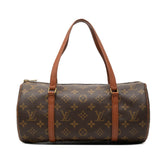 ルイ ヴィトン モノグラム パピヨン30 ハンドバッグ M51365 ブラウン PVC レザー レディース LOUIS VUITTON 【中古】