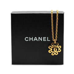 シャネル ヴィンテージ ココマーク ネックレス ゴールド メッキ レディース CHANEL 【中古】
