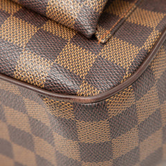 ルイ ヴィトン ダミエ ハンドバッグ トートバッグ N51128 ブラウン PVC レザー レディース LOUIS VUITTON 中古