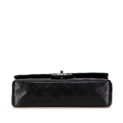 シャネル マトラッセ25 ダブルフラップ ココマーク チェーン ショルダーバッグ ブラック ラムスキン レディース CHANEL 【中古】