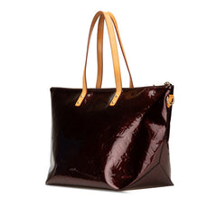 ルイ ヴィトン モノグラム ヴェルニ ベルヴューGM トートバッグ M93589 アマラント パープル パテントレザー レザー レディース LOUIS VUITTON 【中古】