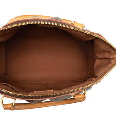 ルイ ヴィトン モノグラム ティヴォリPM ハンドバッグ M40143 ブラウン PVC レザー レディース LOUIS VUITTON 【中古】