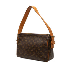 ルイ ヴィトン モノグラム ヴィバ シテGM ショルダーバッグ M51163 ブラウン PVC レザー レディース LOUIS VUITTON 【中古】