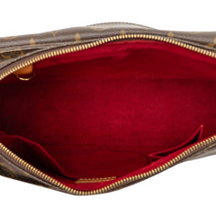 ルイ ヴィトン モノグラム ヴィバ シテGM ショルダーバッグ M51163 ブラウン PVC レザー レディース LOUIS VUITTON 【中古】