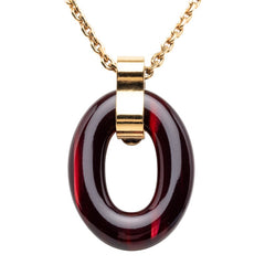 ルイ ヴィトン パンダンティフ ギミアクルー ネックレス M66419 ゴールド パープル メッキ レディース LOUIS VUITTON 【中古】