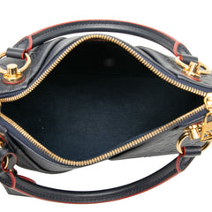 ルイ ヴィトン モノグラム アンプラント VトートBB ハンドバッグ ショルダーバッグ 2WAY M44845 マリーヌルージュ ネイビー レザー レディース LOUIS VUITTON 【中古】