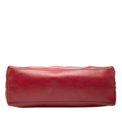 グッチ ソーホー チェーン ショルダーバッグ 308982 レッド パテントレザー レディース GUCCI 中古