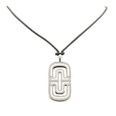 ブルガリ パレンテシ ネックレス シルバー ブラック ホワイト SV925 シルバー レディース BVLGARI 【中古】