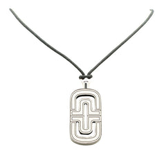 ブルガリ パレンテシ ネックレス シルバー ブラック ホワイト SV925 シルバー レディース BVLGARI 【中古】