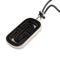 ブルガリ パレンテシ ネックレス シルバー ブラック ホワイト SV925 シルバー レディース BVLGARI 【中古】