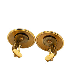 エルメス ラッパ リボン モチーフ イヤリング ゴールド メッキ レディース HERMES 【中古】